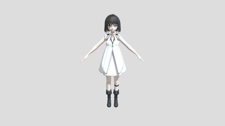 Girl npc Outer Plane – Gratis 3D-model STL