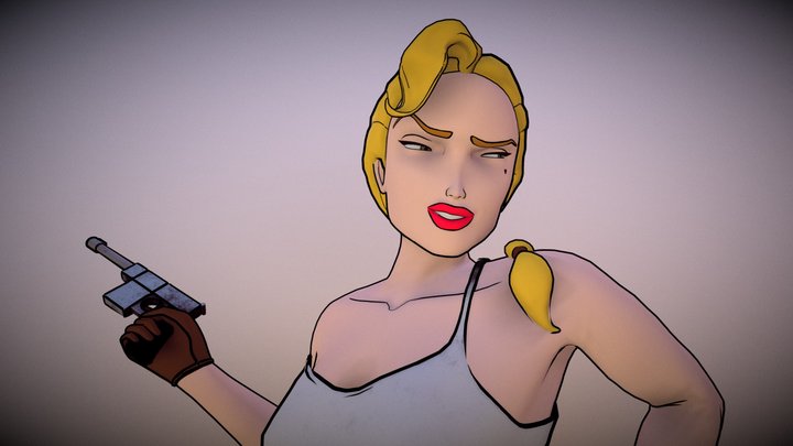 Helga Sinclair treasure hunt 3D Model