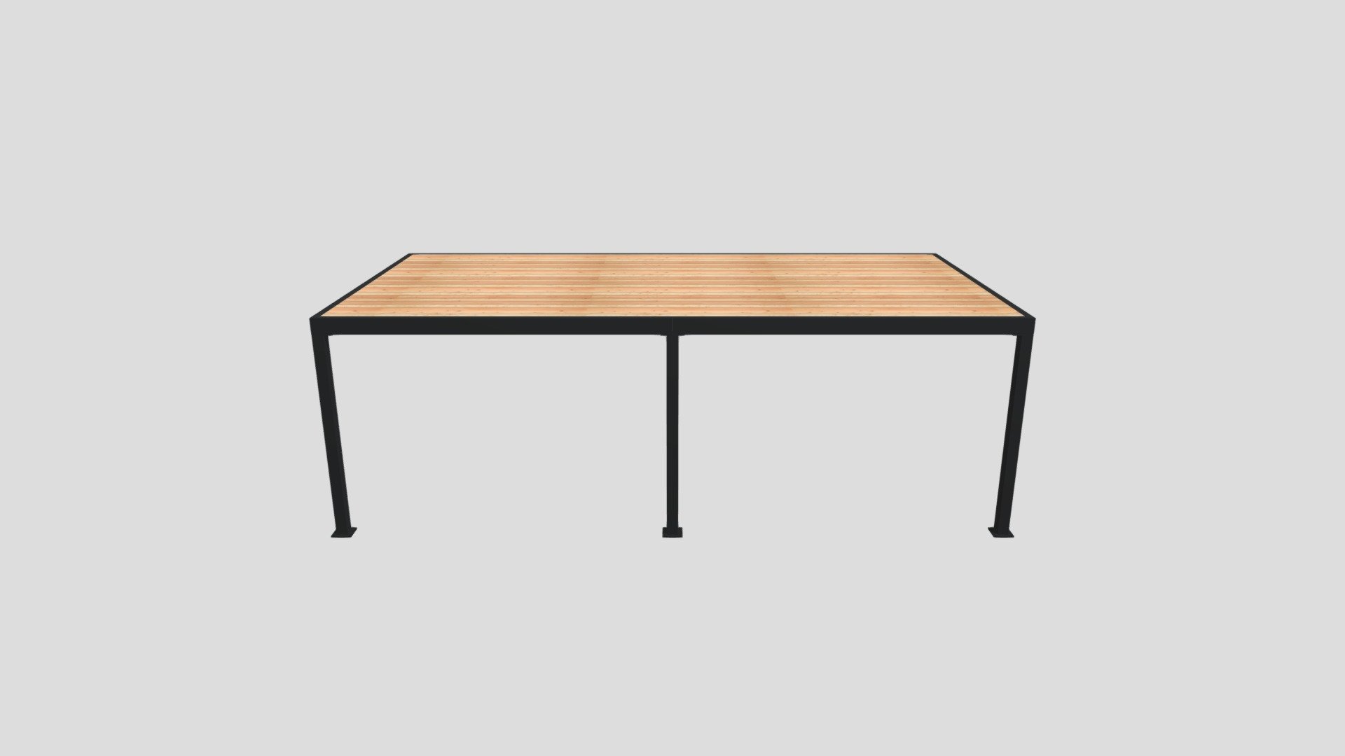 Terrasse sur pilotis avec planché — Sketchfab embed 3D viewer