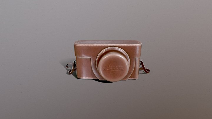 Leica Camera Leather Case 3D Model