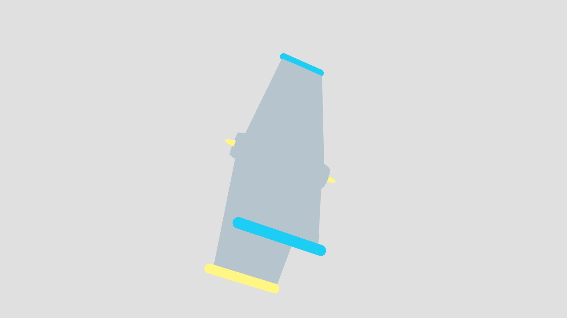 X-wingish Spaceship