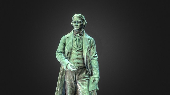 France Prešeren 3D Model