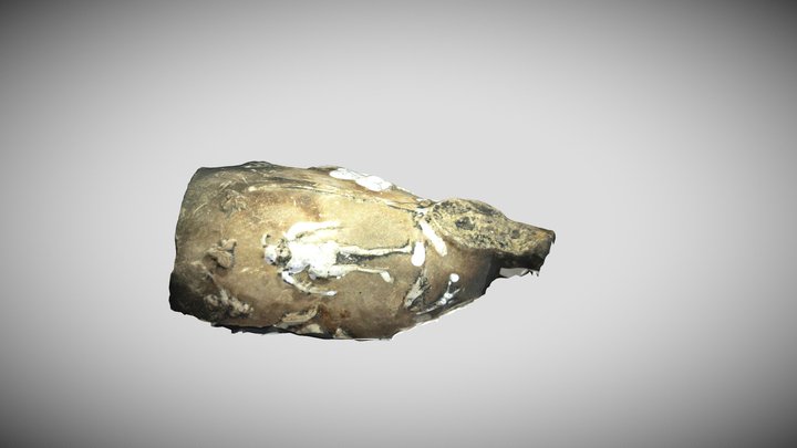 Shard of clay pipe 3D Model