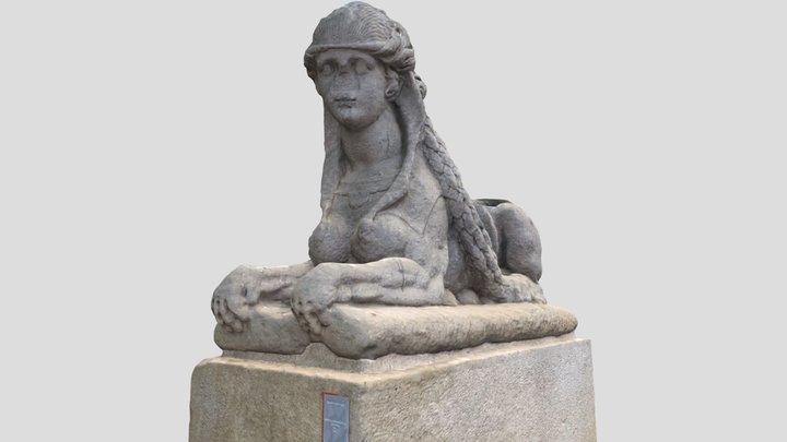Stone Statue 3D Model