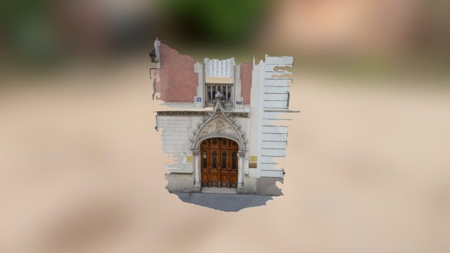 Porte Paris 12 Pix4D 3D Model