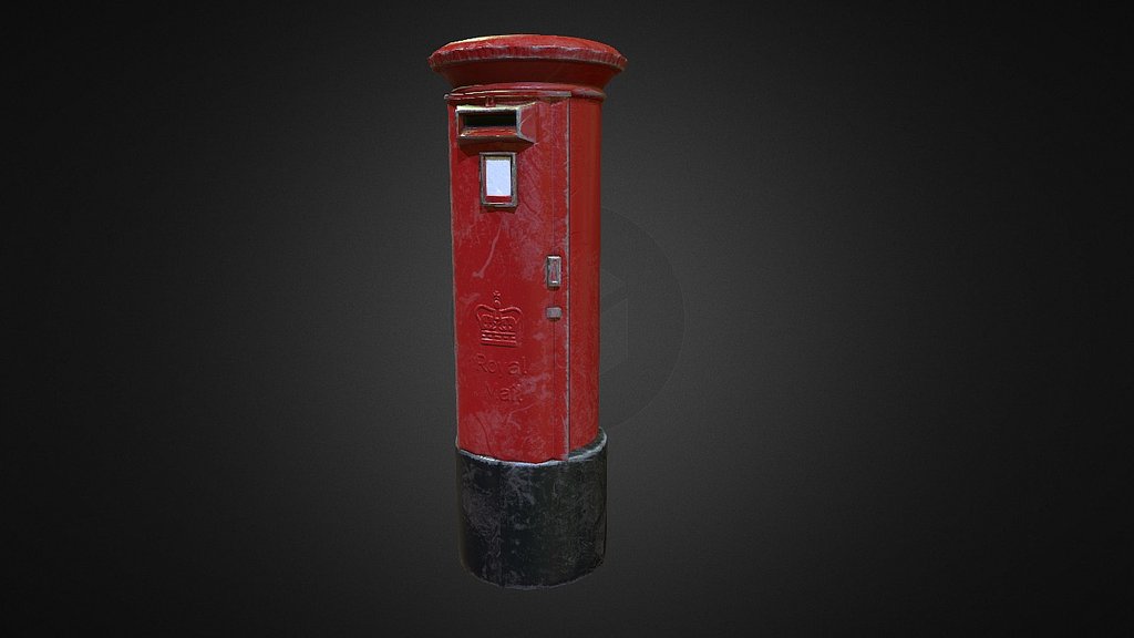 Pillar Box - 3D model by gdelforge [8cfab01] - Sketchfab