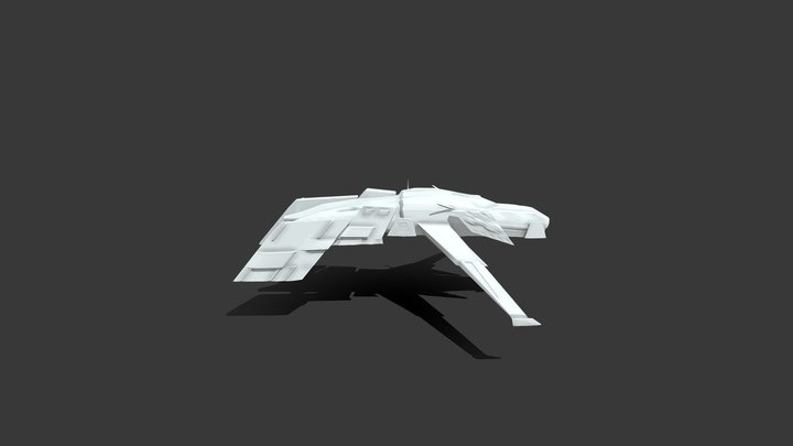 nuh6n4rwah-alienship 3D Model