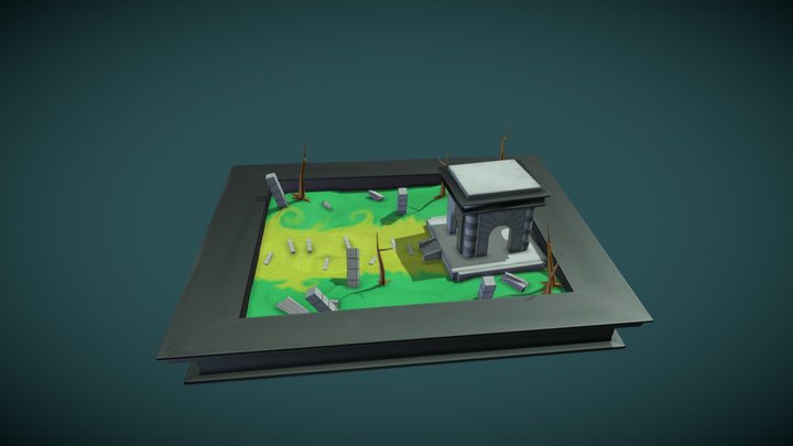 Low Poly Environment 3D Model