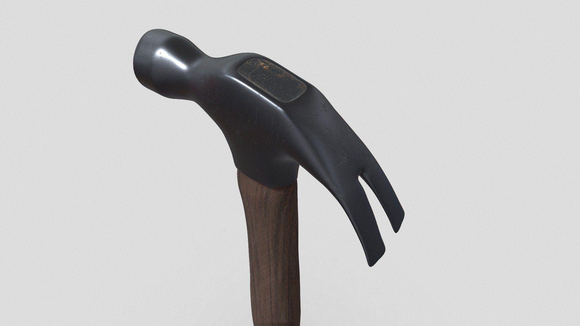 Hammer with wood handle - Buy Royalty Free 3D model by Marc Sawyer ...