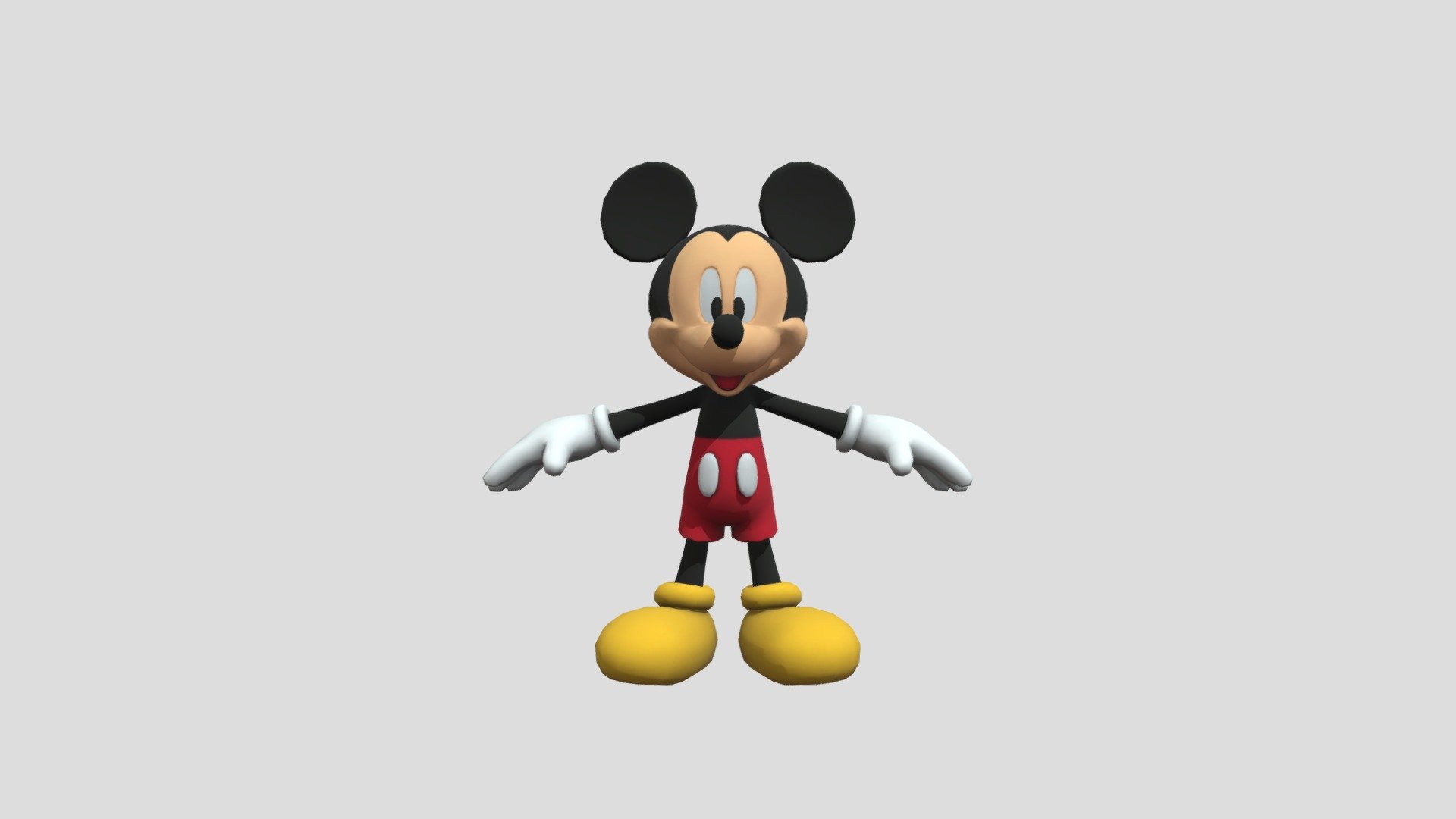 Mickey-mouse-fbx - Download Free 3D model by  (@)  [8cfc790]