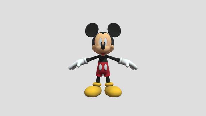 Mickey-mouse-fbx 3D Model