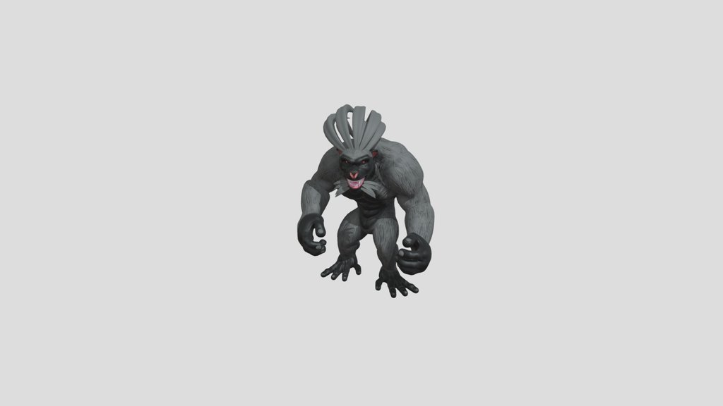 Gorilla primal rage  animated
