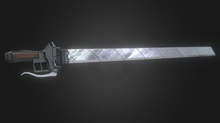 Attack on Titan 3DMG Blades 3D Model