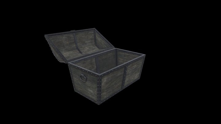 Old Chest 3D Model