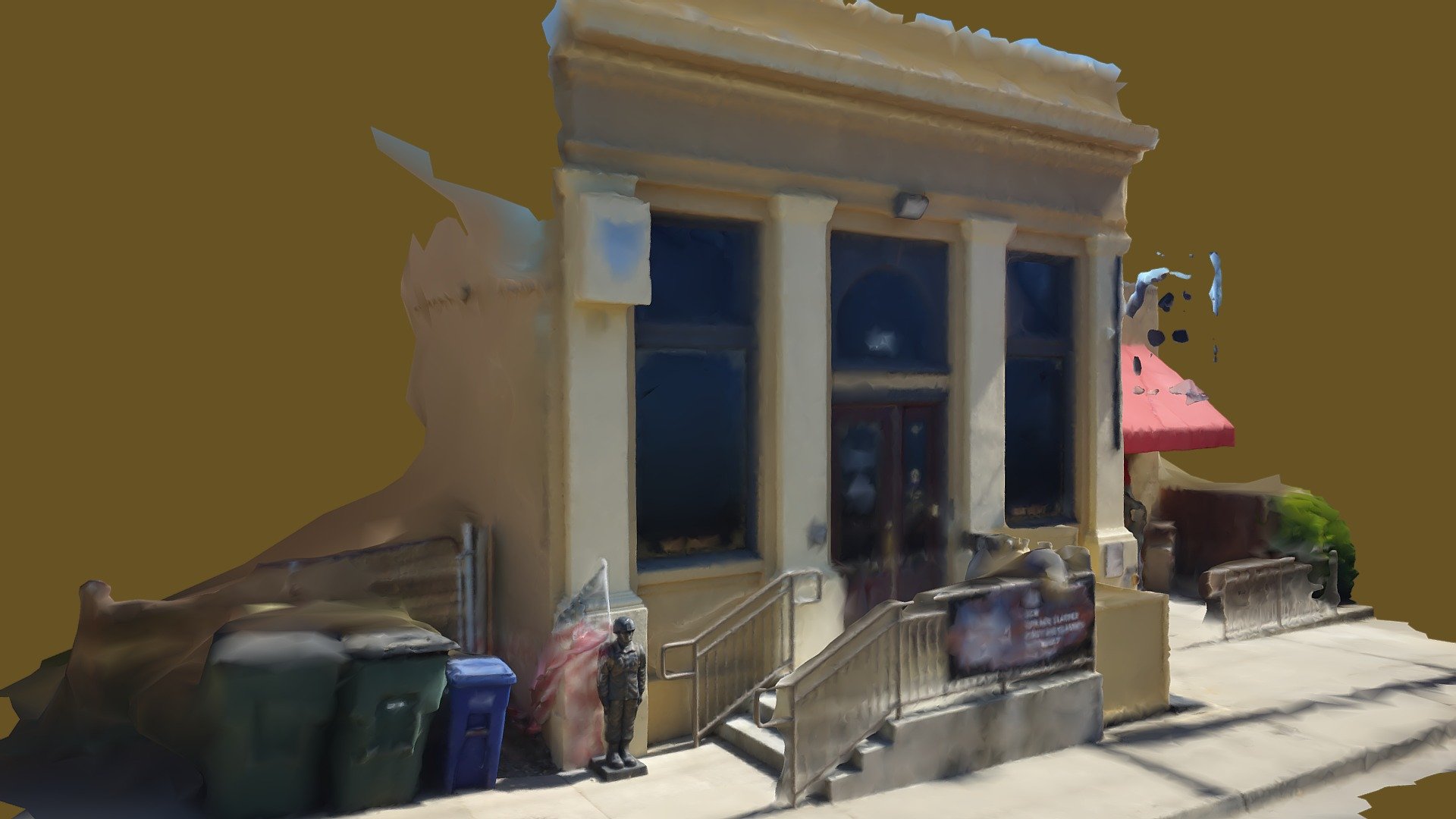 Plymouth California Post Office Buy Royalty Free 3D model by John