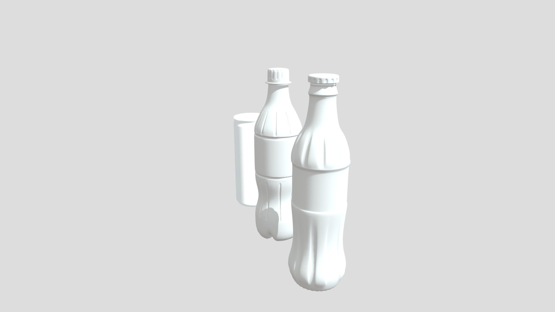 Coca Cola 3 bottles
