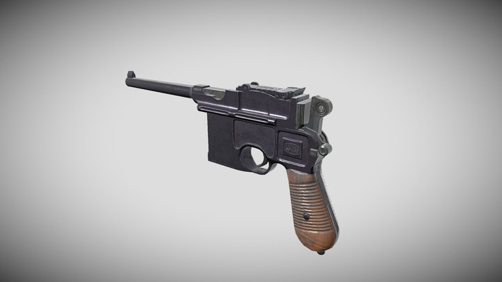 C96 pistol 3D Model