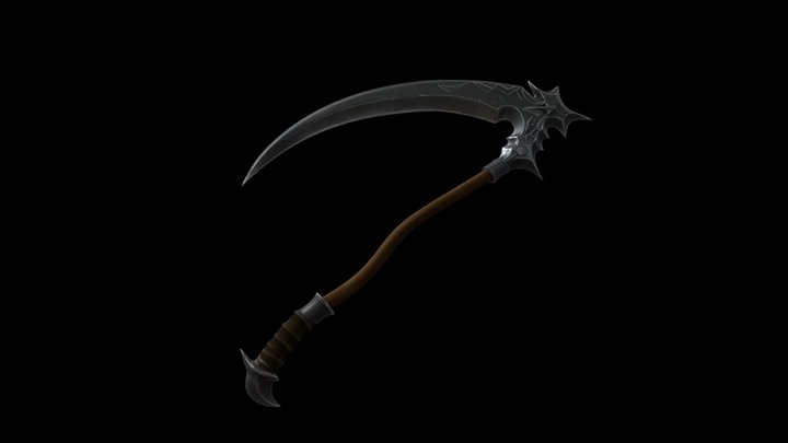 Ornate Scythe 3D Model
