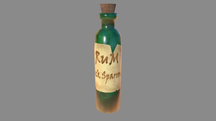 Rum - Mokupuni Game 3D Model