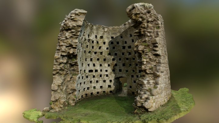 Oxwich Castle Dovecot 3D Model