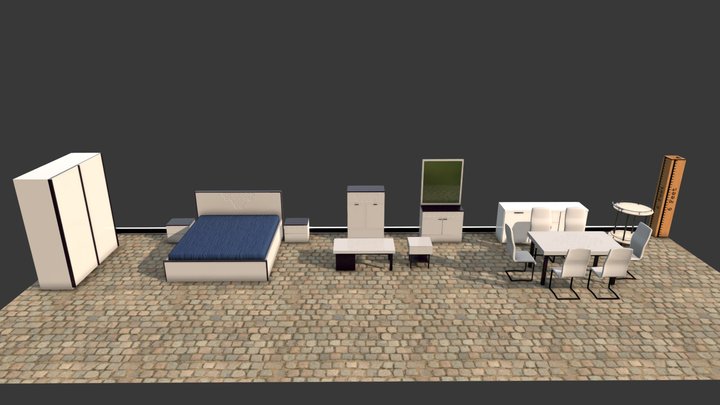 Furniture Collection 4 3D Model