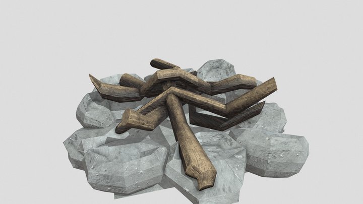 Campfire (Focal Point 2 from 3D Scene) 3D Model
