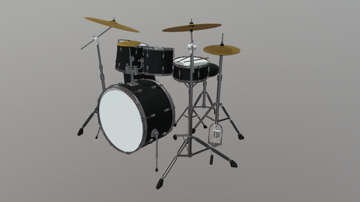 Drumset 3D models - Sketchfab