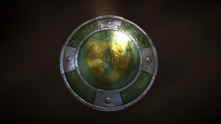 Bear Shield 3D Model