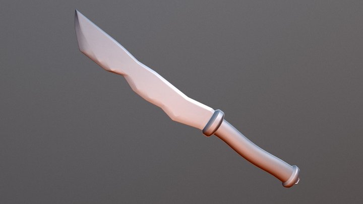 Stylised Sword 3D Model