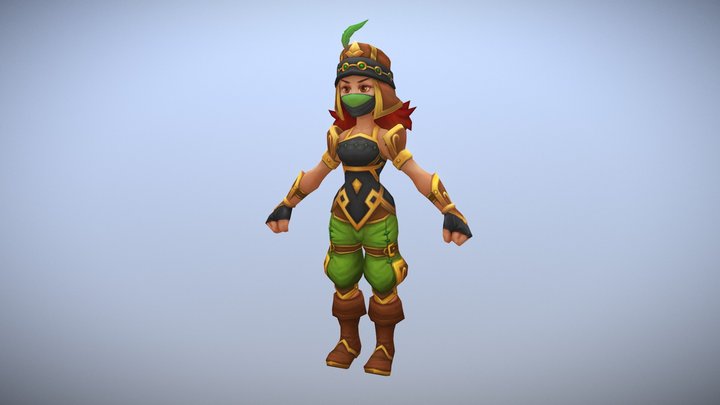 Arabic Ranger 3D Model