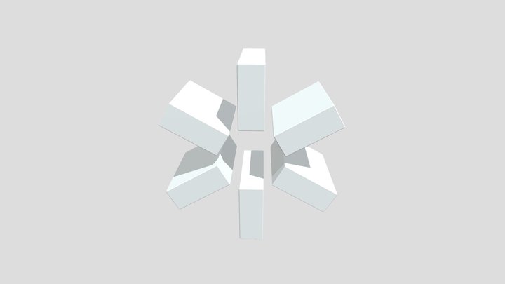 Circular Array Boxes 3D Model