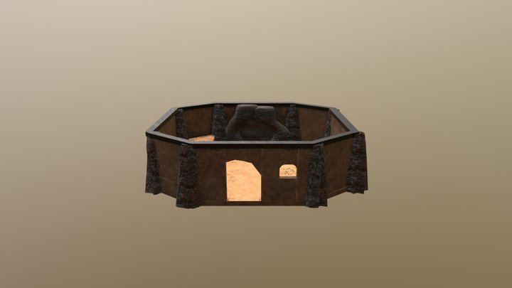[TSDV] Parcial 1 - Diorama - Empty Room 3D Model