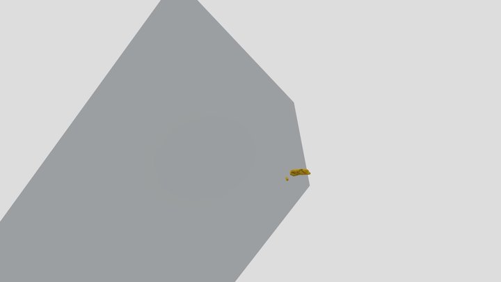 Yellow Meat Monster Thingy-Ma-Bob 3D Model