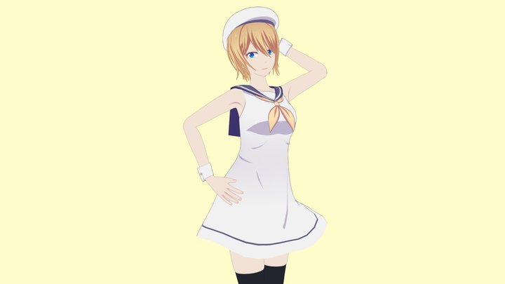 Akane | megami no cafe terrace 3D Model