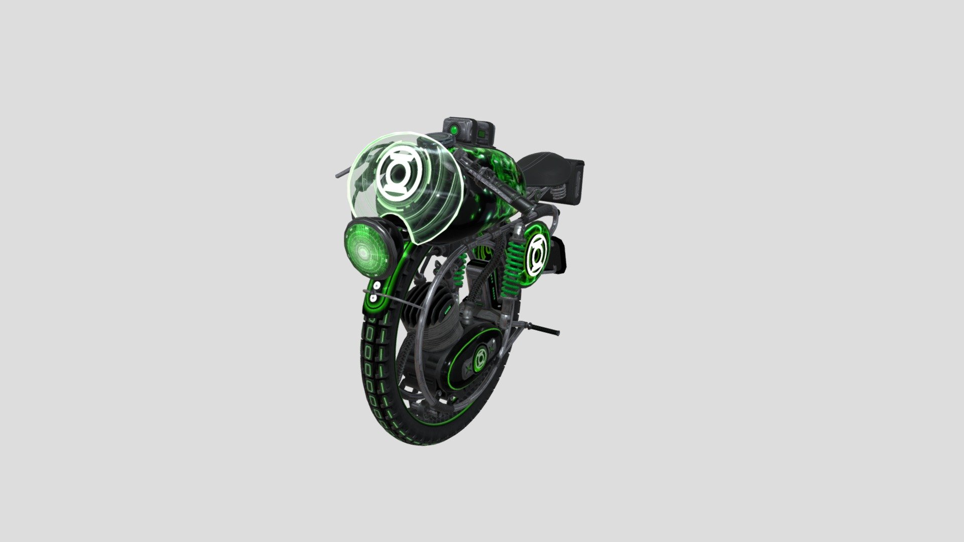 Custom futuristic bike