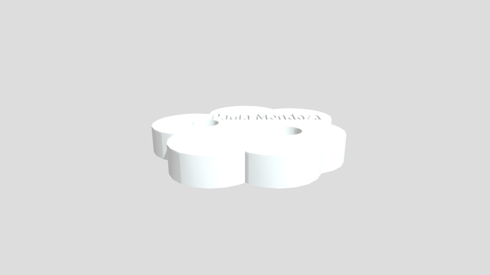 Flower Button - Download Free 3D model by Paula Mendoza (@paulamendoza ...