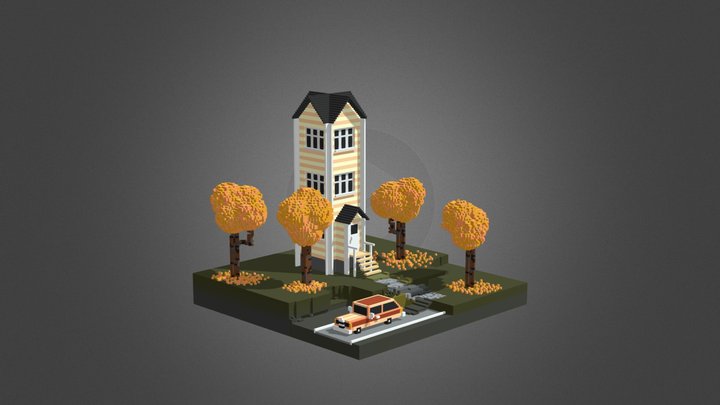 Autumn House 3D Model
