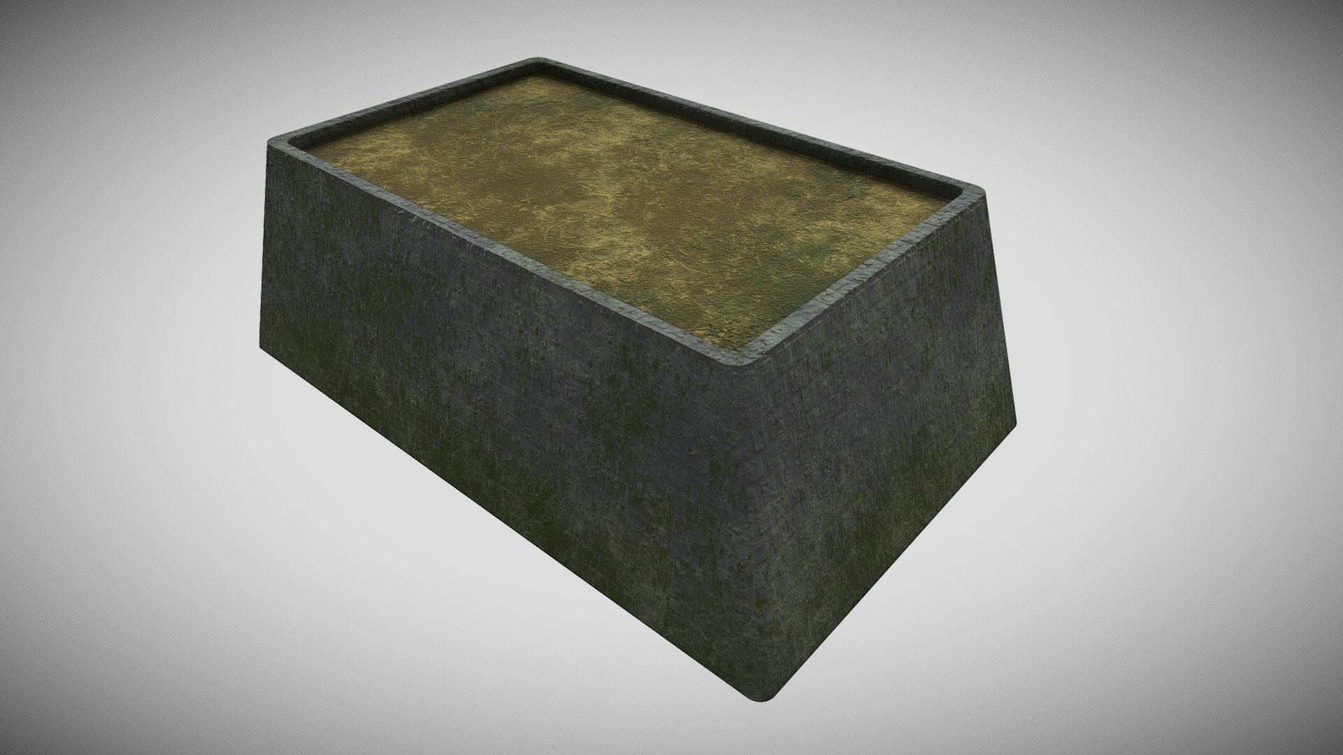 Brick Land with Grass Top