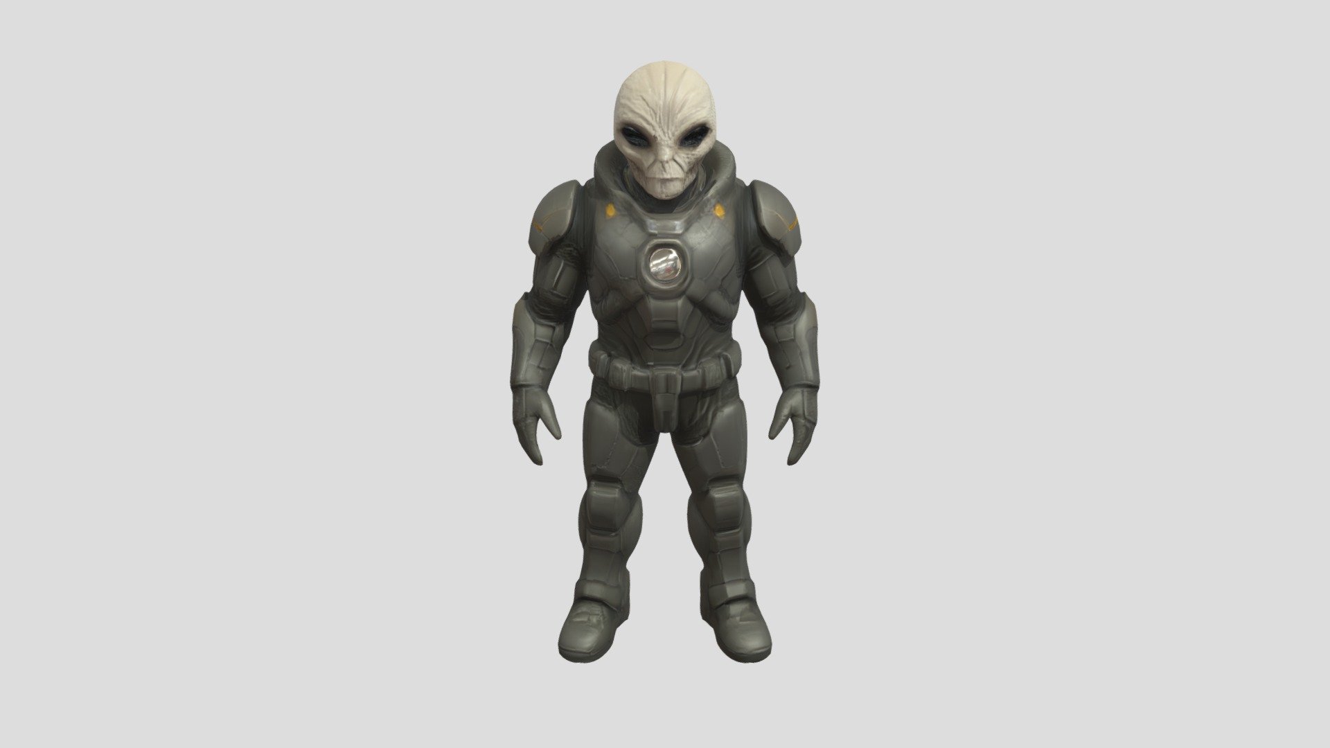 alien soldier in armored suit - Download Free 3D model by dcabc4584 ...