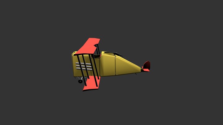 Game Art Plane - Bouckaert Stijn 3D Model