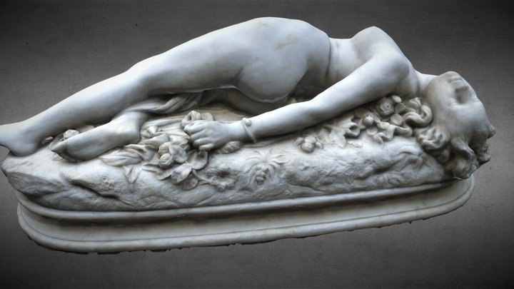 Statue Musée d'Orsay 3D Model