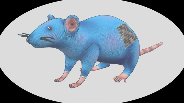 Plushy Rat 3D Model