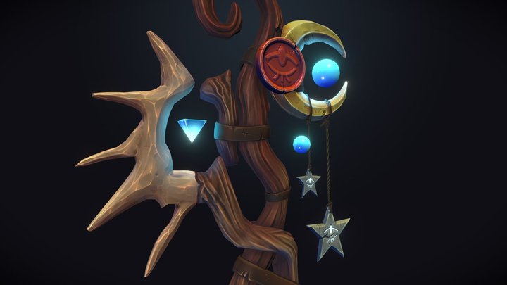 Staff of Eternity 3D Model