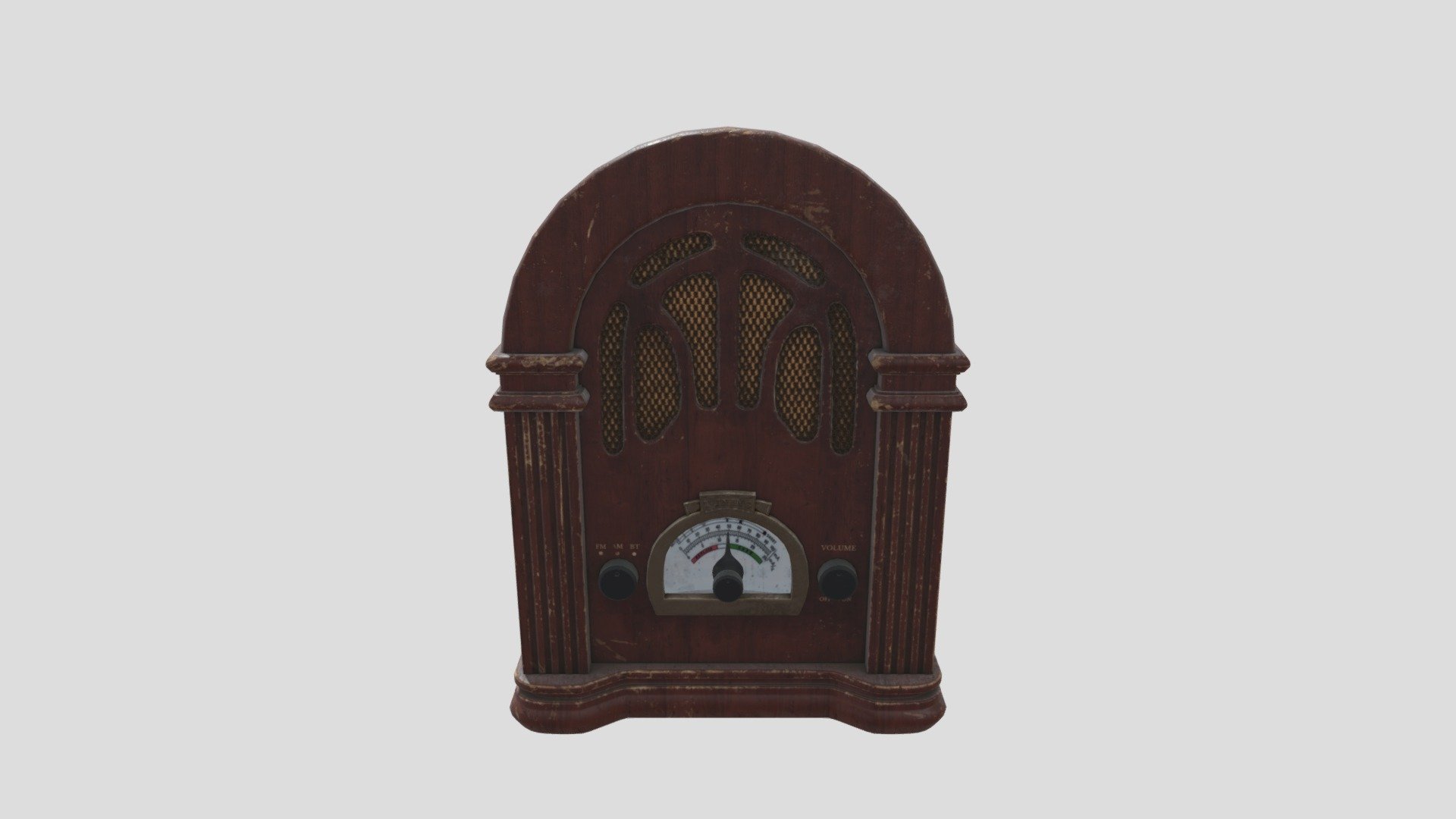 Antique Radio - 3D model by Zhangril [8d0d400] - Sketchfab