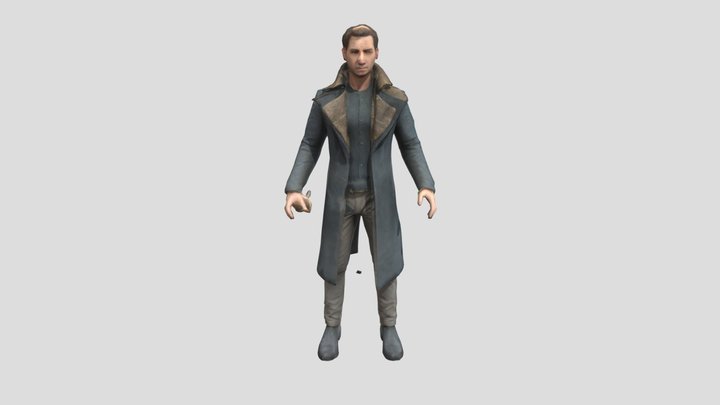 Futuristic Detective Blade runner 2049 3D Model