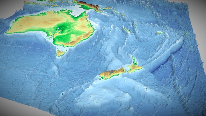 Austraalia ja Okeaania 3D Model