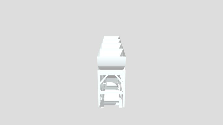 Hopper_Asphalt mixing plant 3D Model