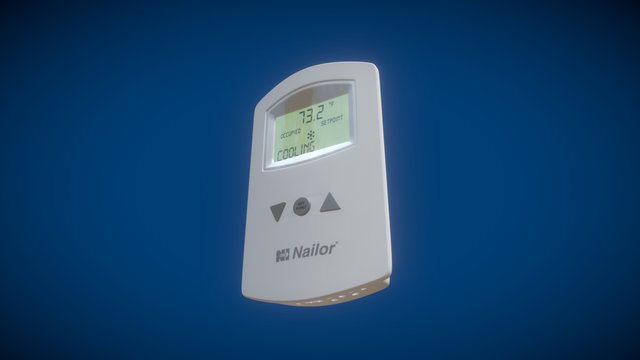 EZvav Thermostat 3D Model
