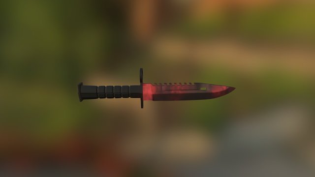 M9 Bayonet V3 (WIP) No Smoothing 3D Model