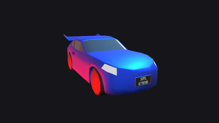Sports Car 3D Model